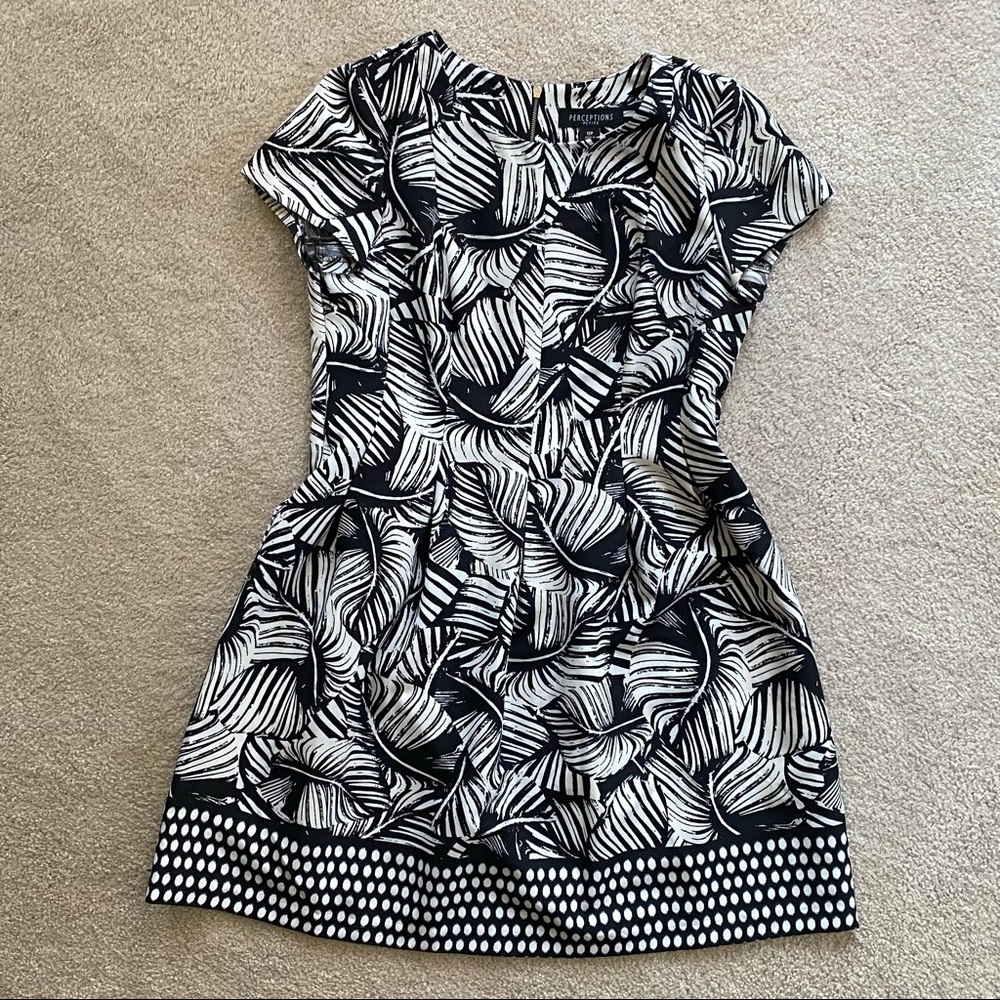 PERCEPTIONS // Black + White Dress